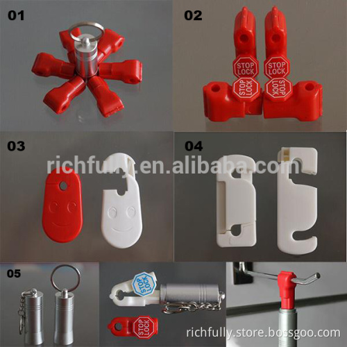 Hot Selling Anti-theft Magnetic Peg Display Security Hook Stop Lock for retail store
